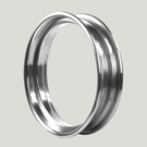 3.62&quot; x 19&quot; Rolled Edge Carbon Steel Rim